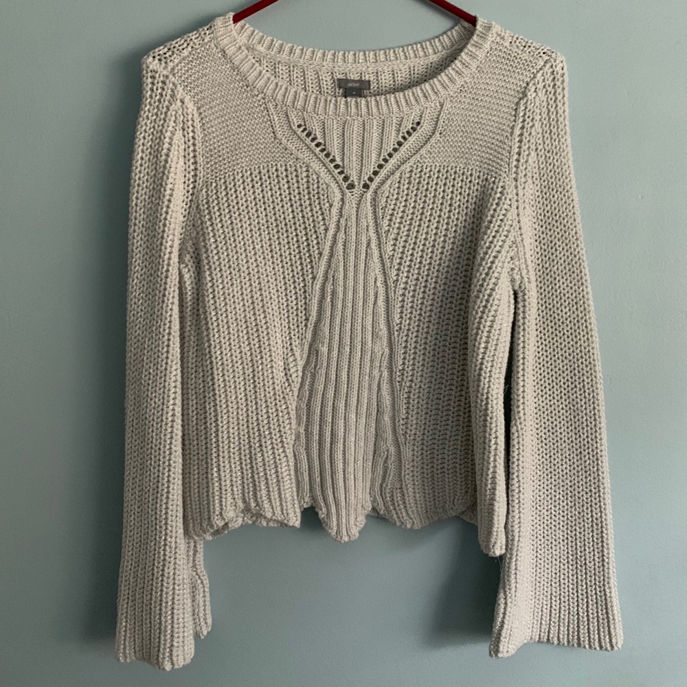 Aerie Scalloped Bell-Sleeve Sweater